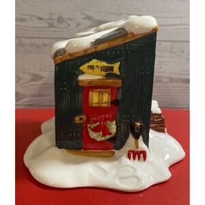Department‎ 56 Original Snow Village Fresh Frozen Fish Gone Fishin Hut Vintage